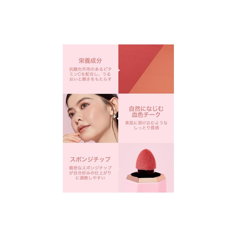SHEGLAM Maquillaje con rubor líquido Color Bloom para mejillas con