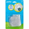 Perler Beads Basic Shapes Clear Pegboard Set, Small, Clear, 5