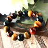 Natural Stone Power Stone Bracelet Tiger Eye Tiger Eye Mens