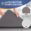 OLANLY Toilet Rugs U-Shaped 24x20, Extra Soft Absorbent Thick Memory