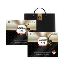 Chong Kun Dang Antler 6-year-old red ginseng stick anytime gift set (2 sets) / 녹용 6년근 홍삼 스틱 애니타임 선물세트 2세트