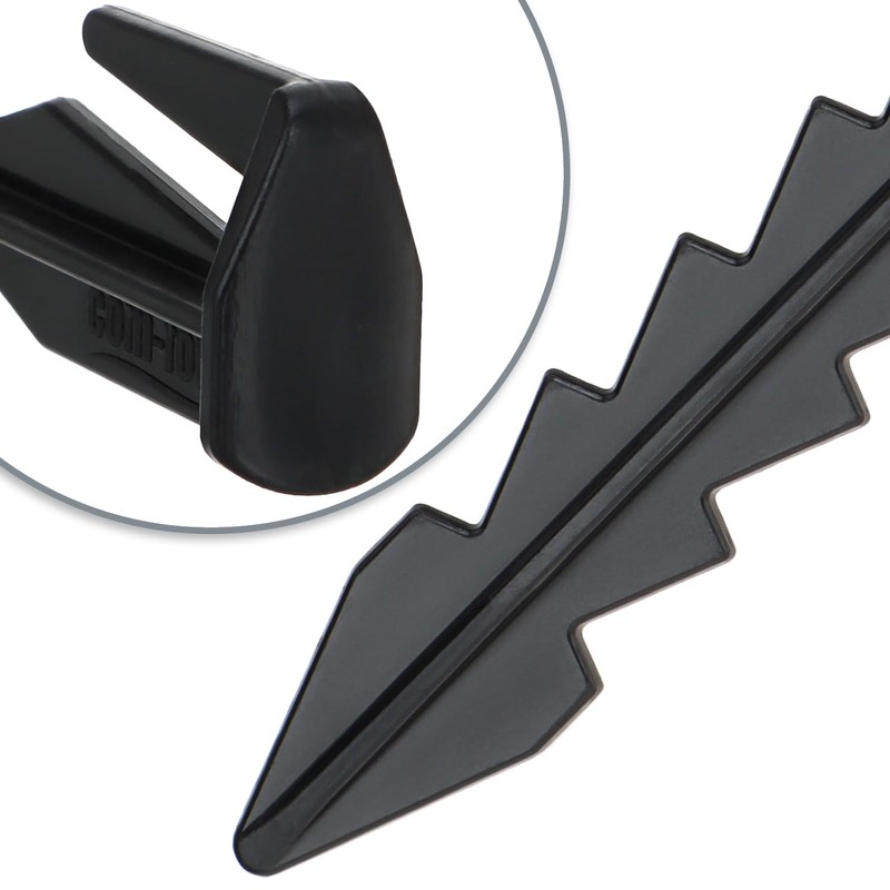 com-four® 200 x Ground Pegs for Fixing Robotic Lawnmower Cables,