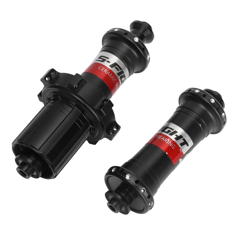 Bike Hub Ceramic 4 Sealed Bearings Front 18 Holes Rear