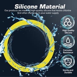 Flush Valve Seal for Kohler, Upgraded Silicone Material Toilet Replacement Tank Parts Canister Flush Valve Kit Gasket for K-GP1059291