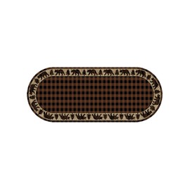 Mayberry Rug AD6188 2'2''x5'3'' Oval Brown Area Rug (AD6188 2X5OV)