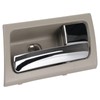 TRQ Passenger Side Interior Door Handle Dark Gray Housing With