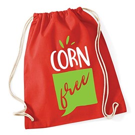 Hippowarehouse Corn Free Drawstring Cotton School Gym Bag 37cm x 46cm, 12 litres