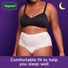 Depend Night Defense Adult Incontinence & Postpartum Bladder Leak Underwear