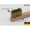 MAAJ® 2x Fine Brass Wire Brush Mini – Made in