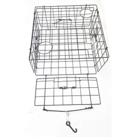 2-Pack of KUFA Vinyl Coated Crab Trap & Accessory kit Including 100' Rope, Caliper, Harness, Bait Bag & Red/White Float (5"x11" Float, 1/4" Poly Rope)