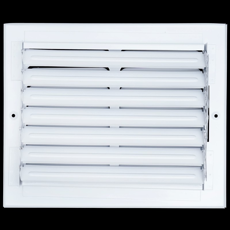 Fits 10x8 Duct Opening 1 Way Fixed Curved Blade Air