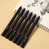 Mr. Pen- Retractable Gel Pens, 6 Pack, Black Ink, Black