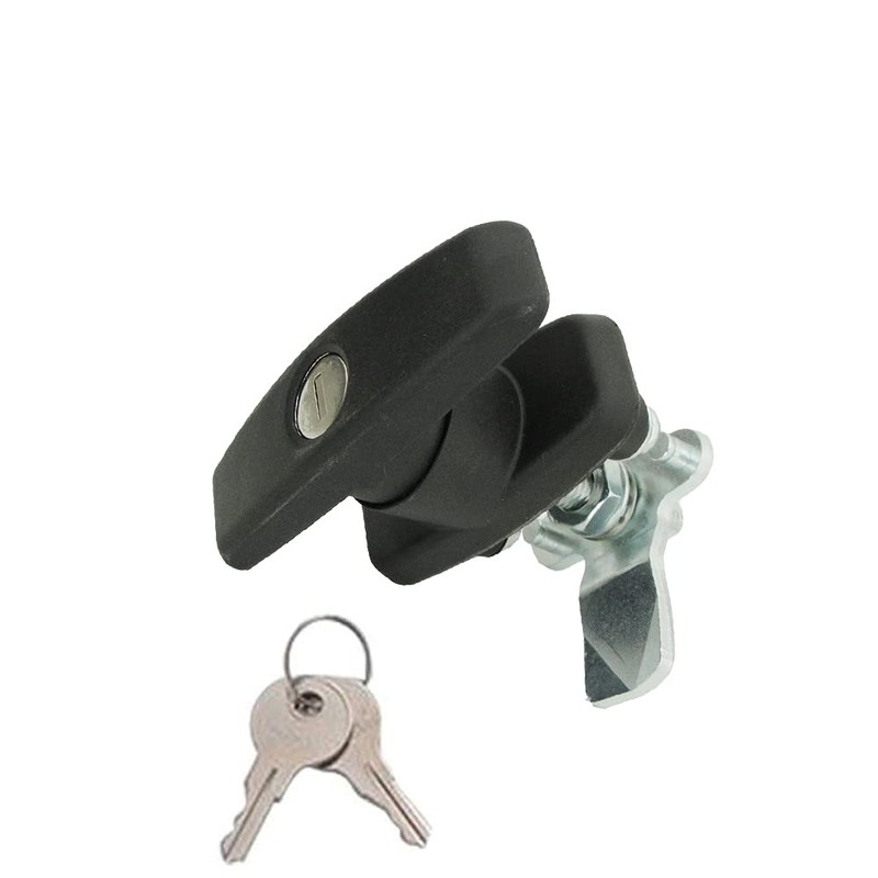 2 PCS T-Handle Door Lock Latch ABS T Handle Lock