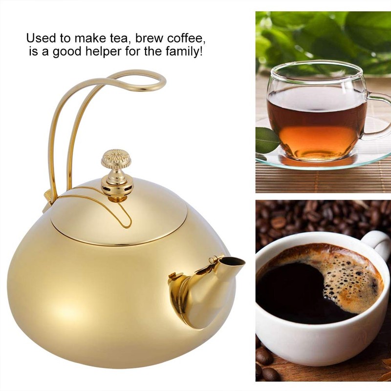 1.5 L Stainless Steel Kettle, Classic Teapot, Induction Cooker, Tea