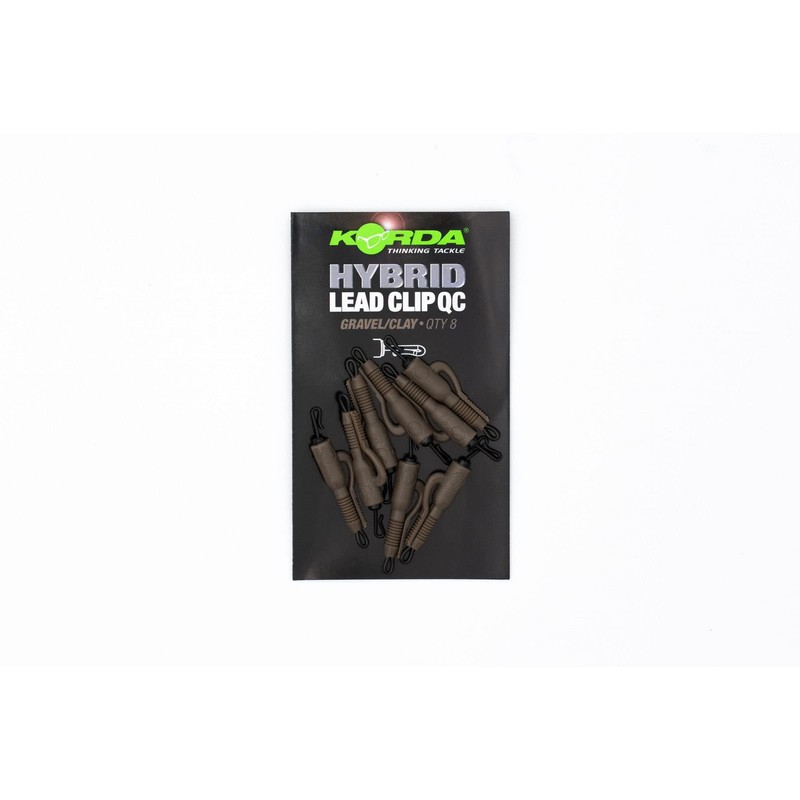 Korda Hybrid Lead Clip QC For Fishing: Gravel / Clay