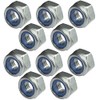 AERZETIX - C49570 - Set of 10 Locking Nuts Hex