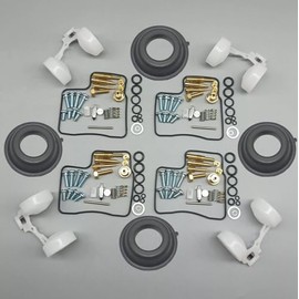 Carburetor Repair Kit for Honda V45 Magna 700 VF750S VF750F Carb Float Diaphragm Replacement Rebuild Set for Motorcycle Models(4 Pack)