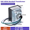 Doorbell Transformer 24V 40VA AC Power Supply Thermostat Power Adapter