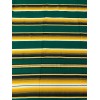 FALSA Mexican Blanket Hand Woven RASTA Serape Throw Yoga green/yellow/brown