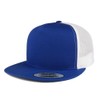 Trendy Apparel Shop Flexfit Brand 5 Panel 2 Tonos Flatbill