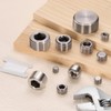 PATIKIL 5pcs 304 Stainless Steel Pipe Plug M10 x 1