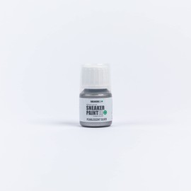 SNEAKERSER Premium Leather Flexible Sneaker Paint, Pearlescent Silver, 30ml