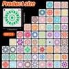 60pcs Mandala Stencils, 2x2 Inch Reusable Mandala Stencils for Painting