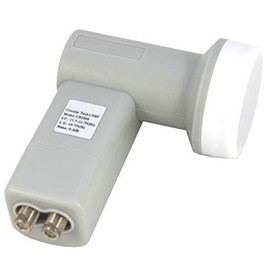 Dual KU Band Circular LNB Dual Head LNB for 119 & 118.8°W (L Type)- Low Phase Noise