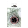 Wallis Brújula, Color Negro/Plata, Pequeño
