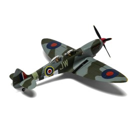 DCD Supermarine Spitfire T.9 Diecast Toy British Royal Air Force Aircraft 'PV202 Aerial Collective' From Duxford Airfield