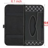 Aturmon Car Visor Organizer, 14-Capacity CD Storage Case, Black, Non-woven