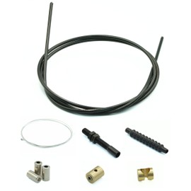 Clutch Wire Outer Cable Set, 6.6 ft (2 m), Self-made Repair Kit, Motorcycle, General Purpose
