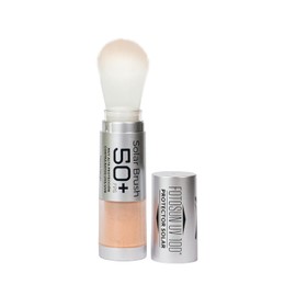 FOTOSUN UV100 Protector Solar Facial en Polvo con Brocha, Bloqueador Solar Matificante FPS 50+, Solar Brush para Rostro 4 g