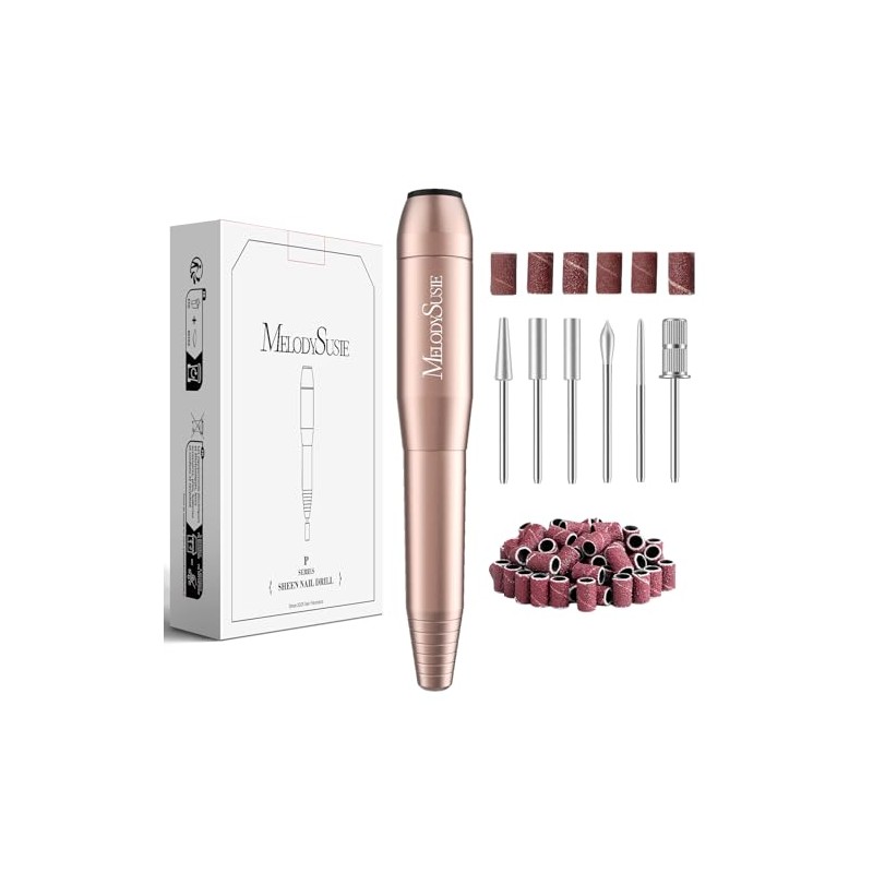 MelodySusie Electric Nail Drill Machine 11 in 1 Kit, Portable