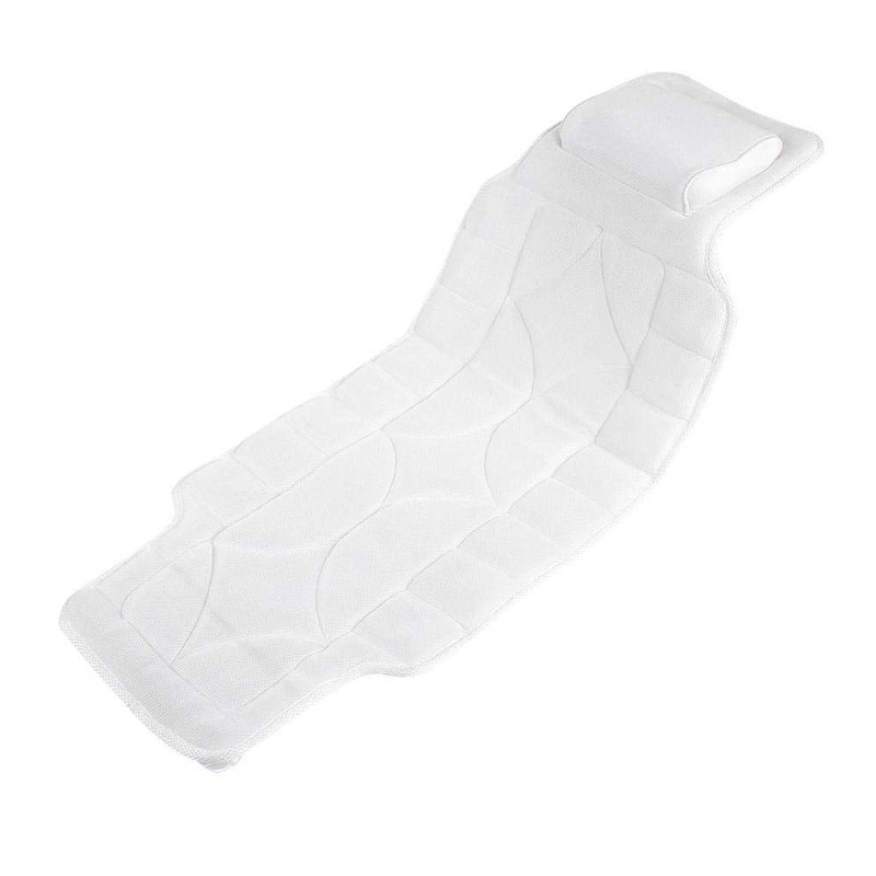 Full Body SPA Bath Pillow Mat with 10 Suction Cups