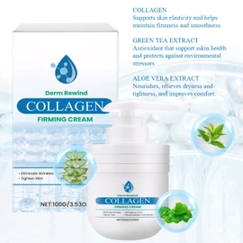 Luxuriöse Kollagenstraffungscreme Straffende Körpercreme Collagen Creme Spendet Der Haut Feuchtigkeit Collagen Body Moisturizer 100g 1 Flasche und Maskenpinsel Weiß 1 Stück