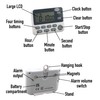 Digital Kitchen Timer For Cooking and Baking - Four Way
