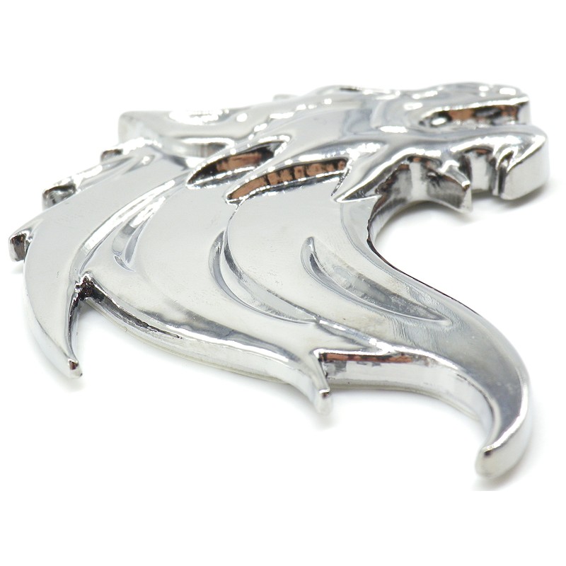 Wolf 3D Metal Car Emblem / Sticker, Left / Right