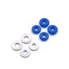 SPITBOARDS Fingerboard O-Ring Bushings Washer - Blue