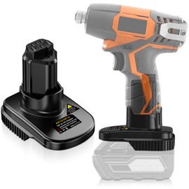 NUOGEDZ for Ridgid 18v to 12v Battery Adapter, for Rid GID 18V L1815R B1820R L1830R Battery Convert to for Ridgid 12V Power Tools (Adapter Only)