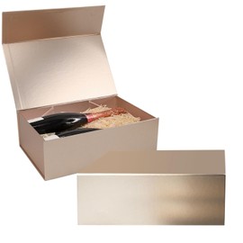 2PCS Perfectly Sized Small Gift Box: Magnetic Rose Gold Gift Boxes with Lids - Ideal for Bridesmaid Gifts, Baby Presents, and Keepsakes (rose gold,20 * 18 * 8)