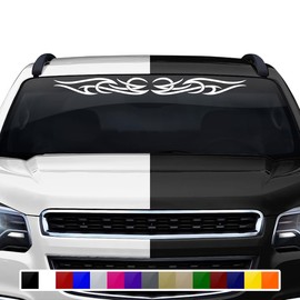 Sticky Creations Tribal Scroll Decoration Accent Decal Sticker Windshield Window Vinyl Graphic Banner Car Truck SUV Vehicle Boat Trailer ATV 36"x4.25"+ (Design #165)