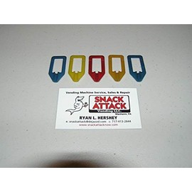 (5) Crane National Snack Machine 145, 147, 157, 159, 167, 457 Coil MOUNTING Clips/Free Ship!