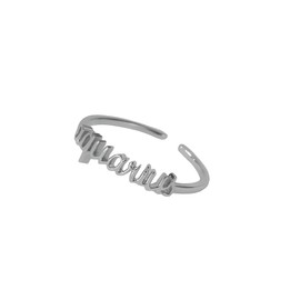 Silver Star Sign Ring - Aquarius (20th January - 18th February) - Zodiac Constellation Horoscope Celestial Astrology Jewellery - Women Men Gift