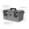 Heavy-Duty Tractor ROPS Toolbox, With Mounting Bracket, With Keyhole, Heavy