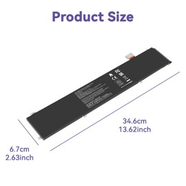 RC30-0248 Laptop Battery for Razer Blade Advanced 15 2018 2019 2020 2021 RTX 2060 2070 2080 RZ09-02385 RZ09-02386 RZ09-02386E92 RZ09-02486 RZ09-0288 RZ09-02886 RZ09-0301 RZ09-03135 4ICP4/55/162 80Wh