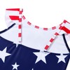 Zando Red White and Blue 4th of July Swimsuit Girls