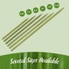 BambooMN Flat Sticks Bamboo Kebab Food Drink Skewers - 9"