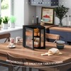 STDDRE Corner Bread Box Kitchen Countertop Extra Large Capacity Farmhouse