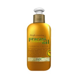OGX Deeply Restoring  Pracaxi Recovery Oil Anti Frizz LeaveIn Crema para peinar con tensoactivos sin sulfato de mantequilla Murumuru Tratamiento...   